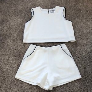 Sabo Skirt top and short set NWT